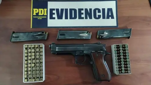 Incautan arma y municiones no regularizadas: Pertenecían a persona fallecida
