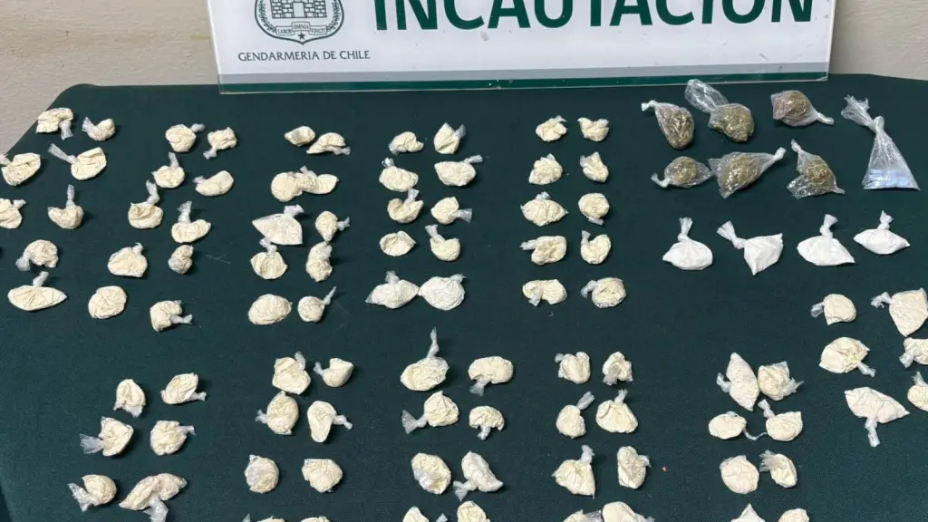 Droga incautada por Gendarmería, Gendarmería