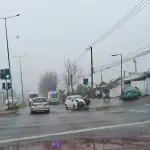 Accidente avenida Los Ángeles con Galvarino, Foto auditor Radio San Cristóbal 97.5