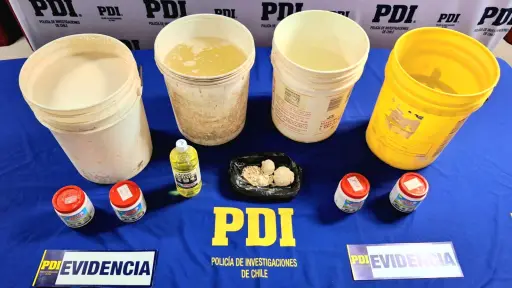 Incautan más de medio millón de dosis de cocaína base en estado líquido en Copiapó