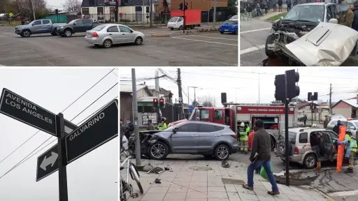 Punto crítico: vecinos solicitan más seguridad por seguidilla de accidentes en av. Los Ángeles con Galvarino