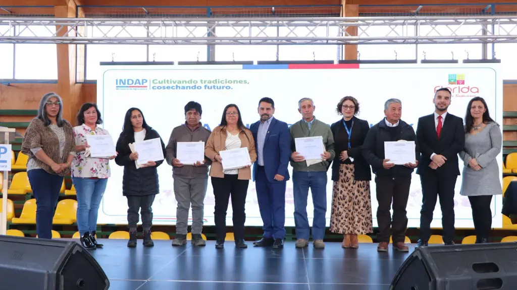 Agricultores de la provincia de Biobío reconocidos por INDAP. / INDAP
