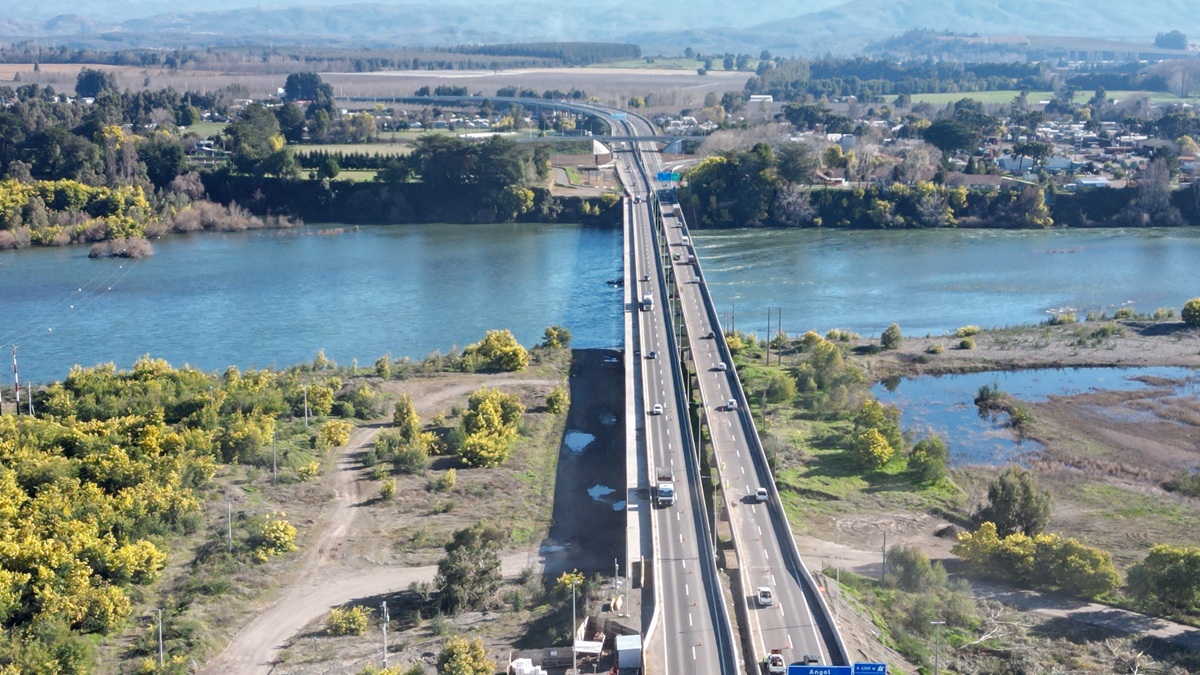 Ruta Nahuelbuta, sector Puente Coigue (río Biobío) / Fredy Muñoz | La Tribuna