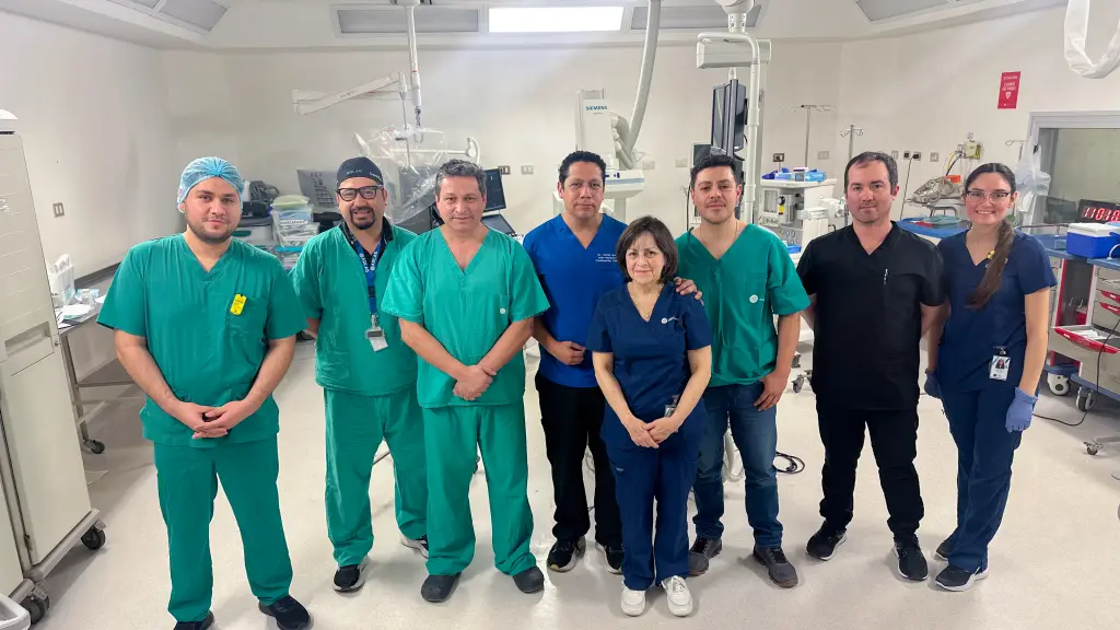 Distintos especialistas realizaron el procedimiento de manera exitosa en Andes Salud, en Concepción. / Andes Salud