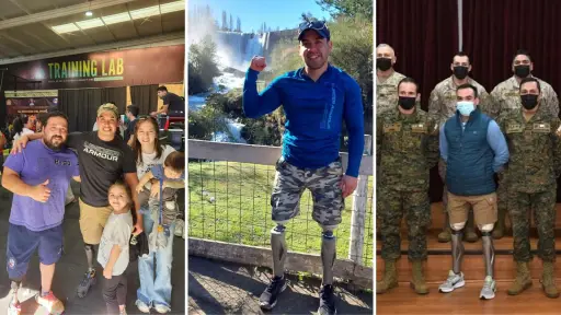 Brayan Castillo: la historia del militar angelino que perdió sus piernas y hoy inspira desde el deporte