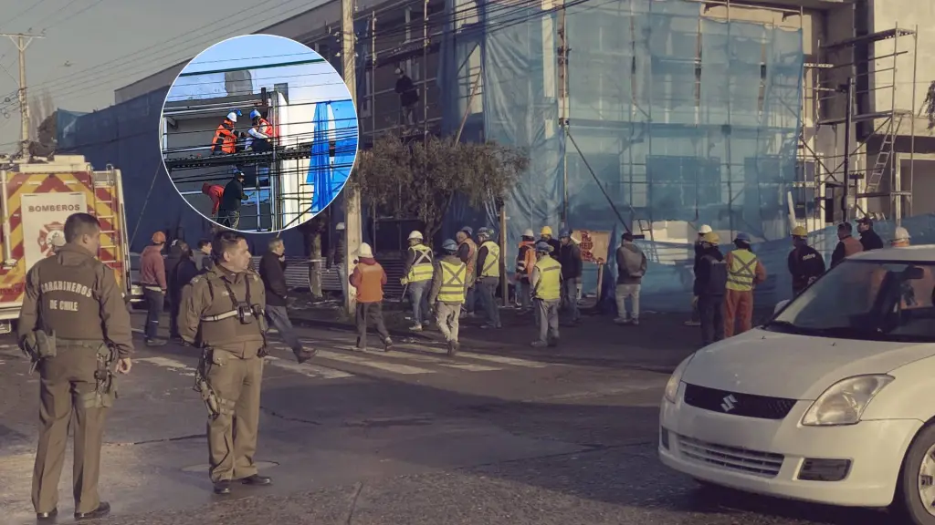La emergencia se registró esta mañana y requirió la intervención de dos compañías de Bomberos, que efectuaron el rescate en altura y trasladaron a la víctima a un centro asistencial.