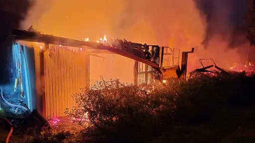 Incendio afectó casona en sector apartado de Los Ángeles