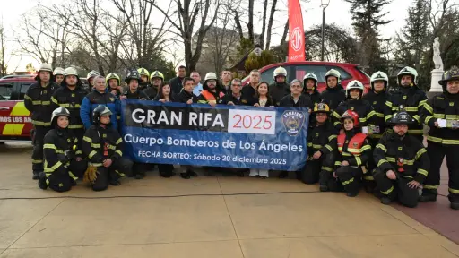 Vehículo cero kilómetro encabeza premios de Gran Rifa 2025 de Bomberos de Los Ángeles