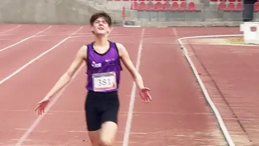 Francisco Lara brinda la primera alegría a la región en la final de los Juegos Deportivos Escolares