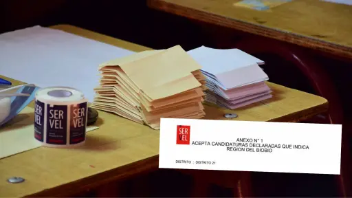 Elecciones 2025: Servel confirma 34 candidaturas aceptadas y una sola rechazada en el distrito 21 