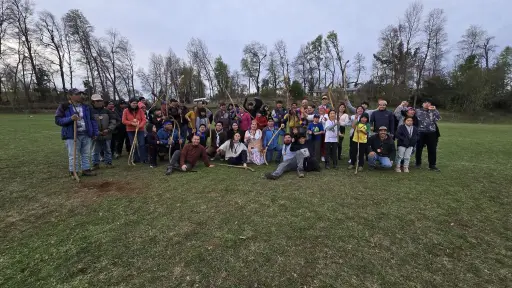 Comunidades de Quilaco, Alto Biobío y Santa Bárbara se reúnen en Encuentro Intercultural Deportivo en San Ramón