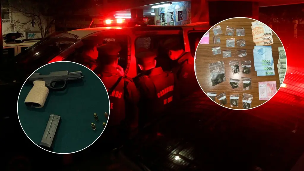 Con pistola y bolsas con droga: Detienen a sujetos tras robo frustrado en el centro de Los Ángeles, Diario La Tribuna