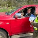 Campaña preventiva de Carabineros en Antuco., Cedida