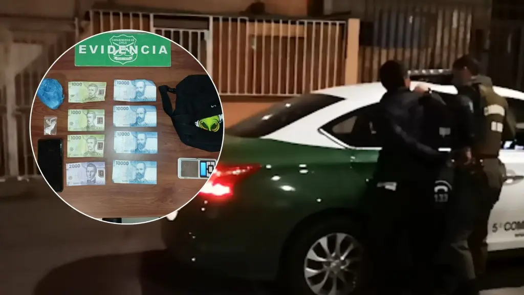 Detienen a hombre con más de 150 gramos de droga en villa de Los Ángeles , Carabineros de Chile