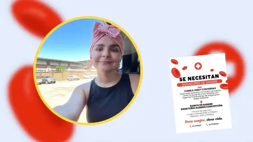 Piden donaciones de sangre para madre angelina que enfrenta compleja leucemia en Concepción
