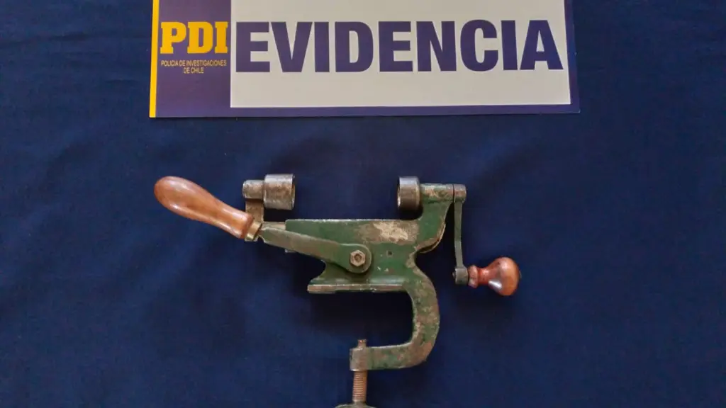 La máquina fue entregada de manera voluntaria a la PDI, PDI Araucanía