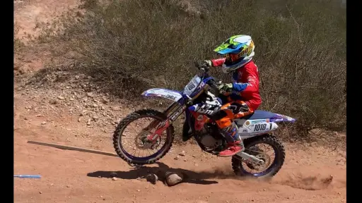 Ricardo Stevenson exhibe un futuro prometedor en la Copa Latinoamericana de Enduro
