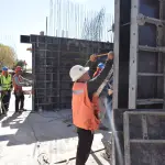 Construcción de COSAM en Los Ángeles., La Tribuna