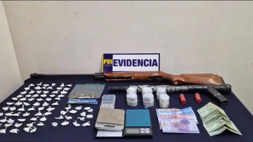 Desarticulan punto de venta de drogas en Temuco: Hay tres detenidos