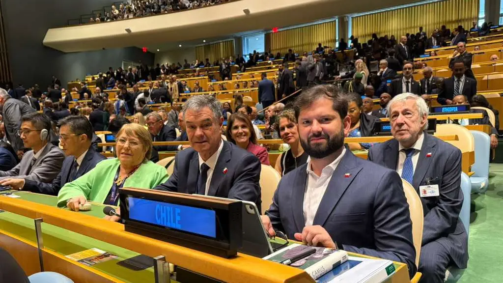 La 80ª Asamblea General de las Naciones Unidas se lleva a cabo en la ciudad de Nueva York., X: @GabrielBoric
