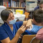 Campaña de vacunación escolar., Seremi de Salud Biobío