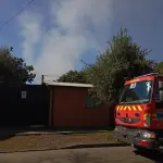 Incendio en la avenida Los Carrera, pasado calle Eleuterio Ramírez, La Tribuna