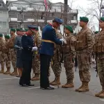 Desfile Glorias del Ejército / Los Ángeles., La Tribuna