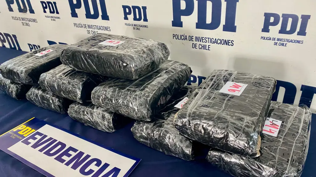 Ketamina traficada por peruanos  / PDI