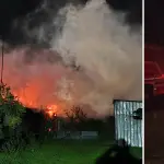una persona masculina de la tercera edad que no logró salir de la estructura, y cuyo deceso se confirmó en el lugar del siniestro.