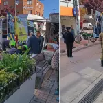 Adulta mayor resulta lesionada tras tropezar con esfera de cemento en pleno centro de Los Ángeles, Diario La Tribuna