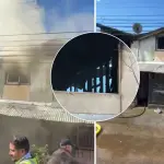 Incendio afectó a tres viviendas en Nacimiento, Nacimentano