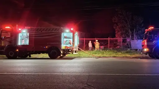 Una víctima fatal dejó incendio registrado durante la madrugada en la comuna de Negrete