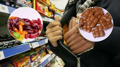 Mujer es detenida por robar chocolates y frugelés en supermercado de Los Ángeles