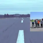 Según el gobernador regional, CMPC está dispuesta a facilitar vía comodato el terreno colindante de 300 metros necesario para completar la pista.