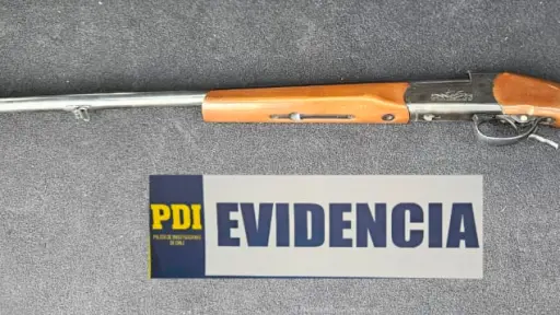    Incautan escopeta en Lonquimay: Se encontraba con su inscripción cancelada