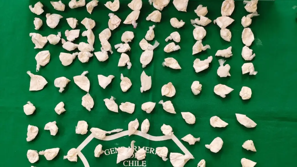 Droga incautada por funcionarios de Gendarmería., Gendarmería 