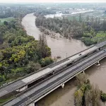 Río Bío Bío en temporales, Fredy Muñoz, archivo La Tribuna