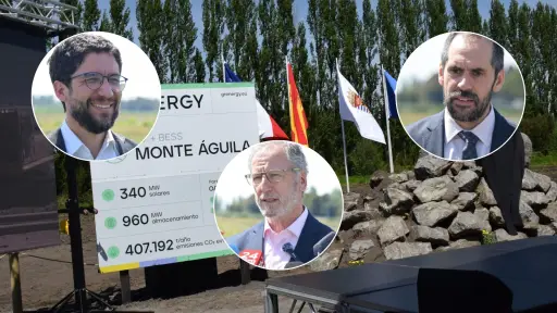 Monte Águila albergará una de las plantas híbridas más grandes del país: combina energía solar y baterías