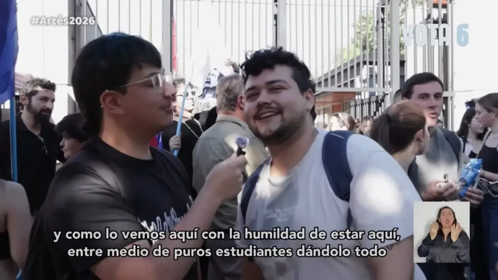 Franja Artes / Captura de pantalla franja Eduardo Artés | CNTV