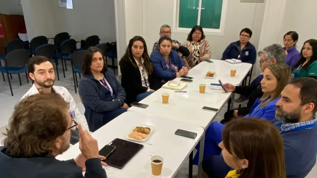 Representantes del Servicio de Salud del Biobío por activación de protocolo de seguridad en Hospital de Nacimiento., Seremi de Salud del Biobío