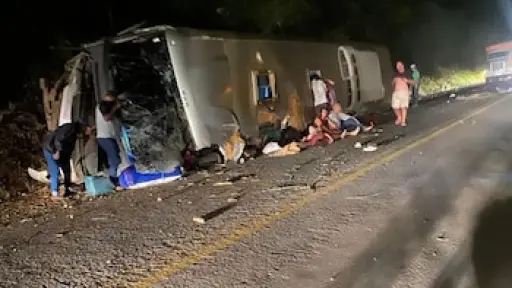 Tragedia en Brasil: Al menos 15 Muertos deja accidente de autobús en Pernambuco
