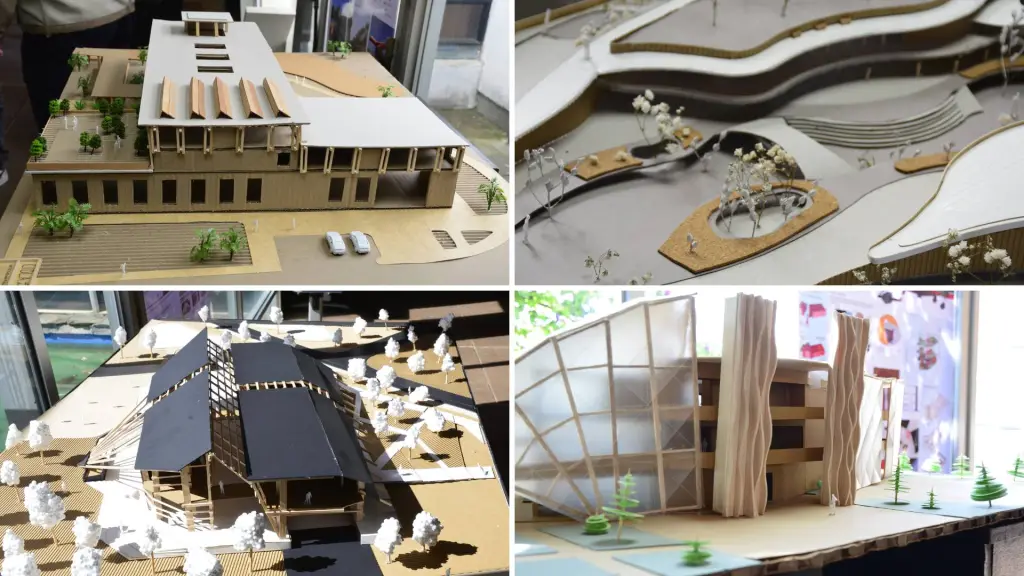 Las maquetas del futuro Centro de Innovación y Desarrollo reflejan una visión sustentable y local para el campus que se construirá en Los Ángeles hacia 2031.
