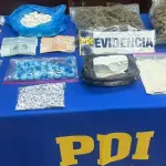 Droga y dinero en efectivo están dentro de las especies incautadas tras un operativo en Lota., PDI Biobío