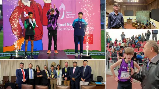 Francisco Lara, el atleta angelino que emocionó al país con homenaje a su abuela fallecida