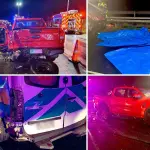 El accidente se registró a las 03:15 horas en la Troncal Sur, a la altura de Peñablanca. Las víctimas fueron atropelladas mientras prestaban ayuda tras un primer impacto entre dos vehículos.