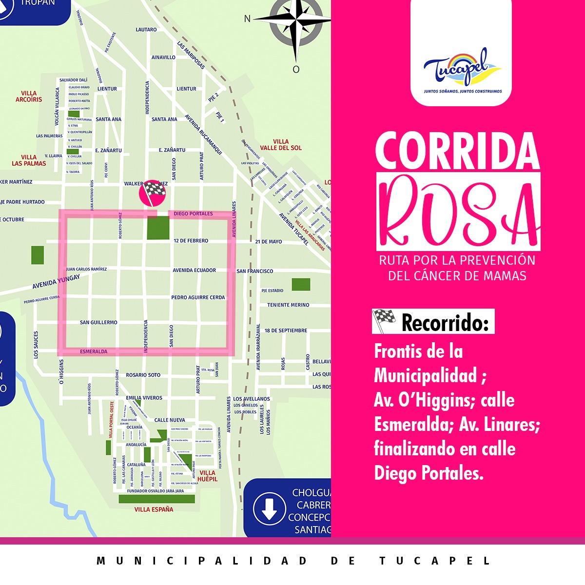 Recorrido / Municipalidad de Tucapel