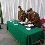 El cambio de mando se realizó la mañana de este martes en dependencias de la 1ª Comisaría de Carabineros de Los Ángeles., La Tribuna