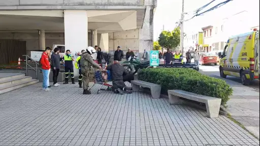 Hombre en situación de calle fue atendido frente al municipio de Los Ángeles: mismo afectado de episodio de epilepsia