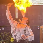 El artista, formado en Santiago como monitor de circo social y artista escénico, destaca que este arte está presente durante todo el año., gentileza