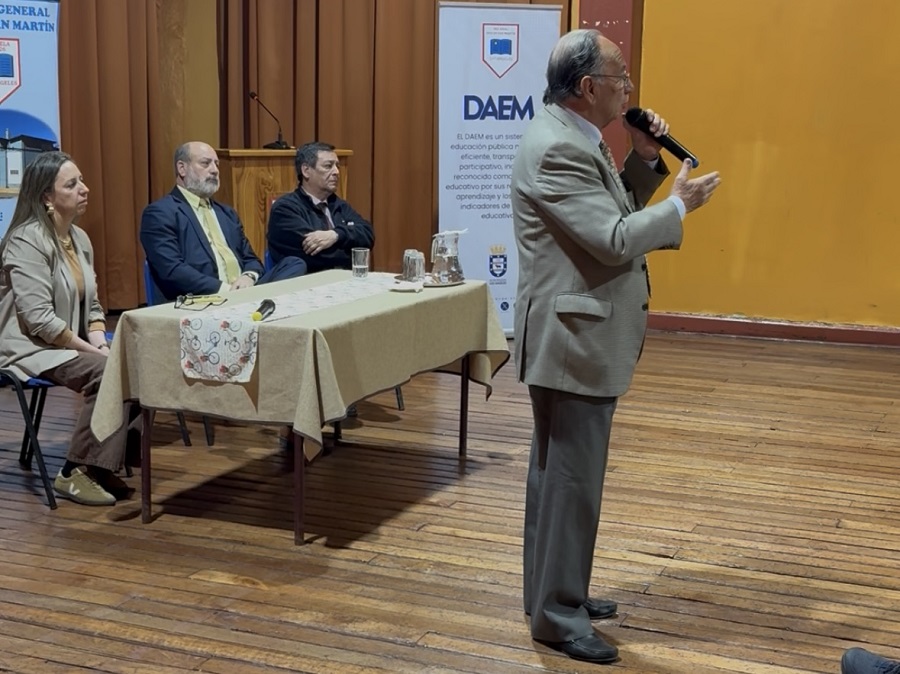 Alcalde José Pérez anuncia la creación de nuevo liceo / Municipalidad de Los Ángeles